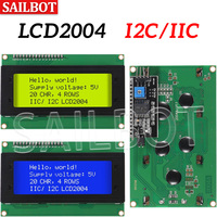 LCD2004+I2C 2004 20x4 2004A Blue/Green screen HD44780 Character LCD /w IIC/I2C Serial Interface Adapter Module For Arduino