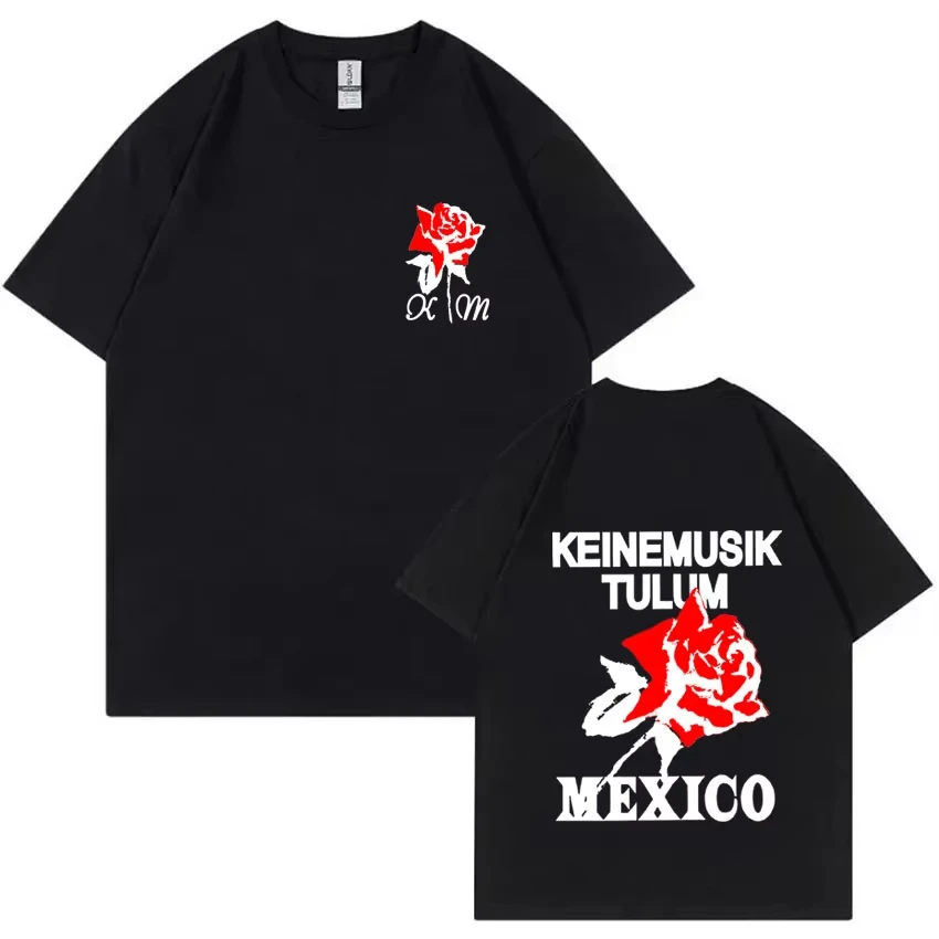 Camisetas Keinemusik X Pacha en Oferta, Camisetas de Moda Hip Hop para Hombre y Mujer, Estilo Urbano Holgado, Camiseta Casual Masculina de Algodón Suave de Alta Calidad
