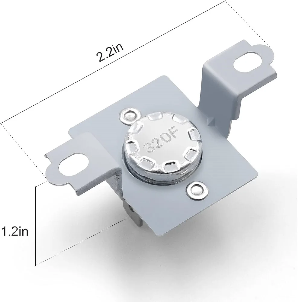 4-pakowy termostat wspornika montażowego suszarki DC96-00887A kompatybilny z suszarkami Samsung i Kenmore DC96-00887C PS4276292 AP5966894