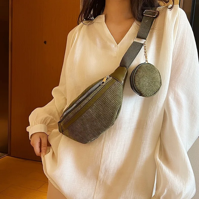 

Маленькие поясные сумки для женщин 2026, сумка для живота, женская сумка через плечо, нагрудная сумка, вельветовая поясная сумка, поясная сумка, банан