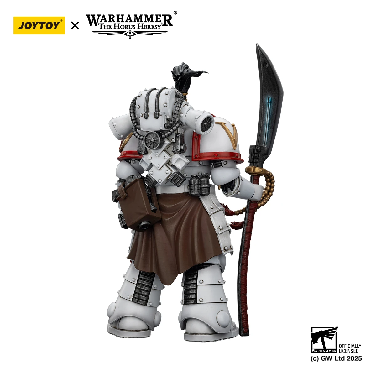 JOYTOY Warhammer40K 1/18 Action Figure White Scars Legion Praetor Ebon Keshig Terminator Anime Figurine Joint Movable Model Gift view 3