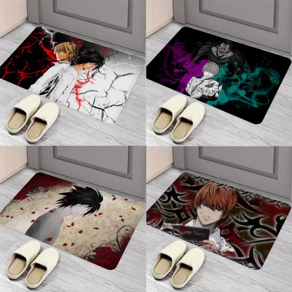 

Death Note Floor Mat Entrance Door Mat Nordic Style Home Doormat Bathroom-Toilet Mats Bedroom Hotel Decor Mat