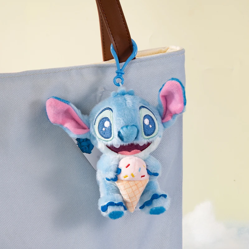 Disney Stitch Vacation Series Backpack Pendant Plush Toys Cartoon Cute Doll keyring Throw Pillow Children's Toys Gift