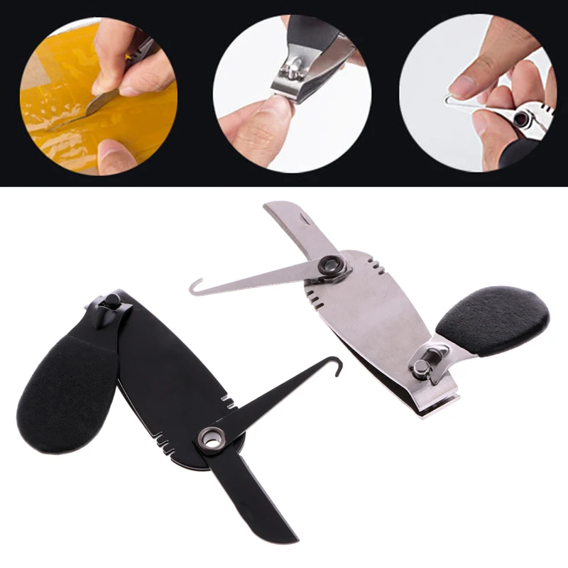 Multi Function Stainless Steel Fishing Line Nipper Cutter Fish Tool R66E