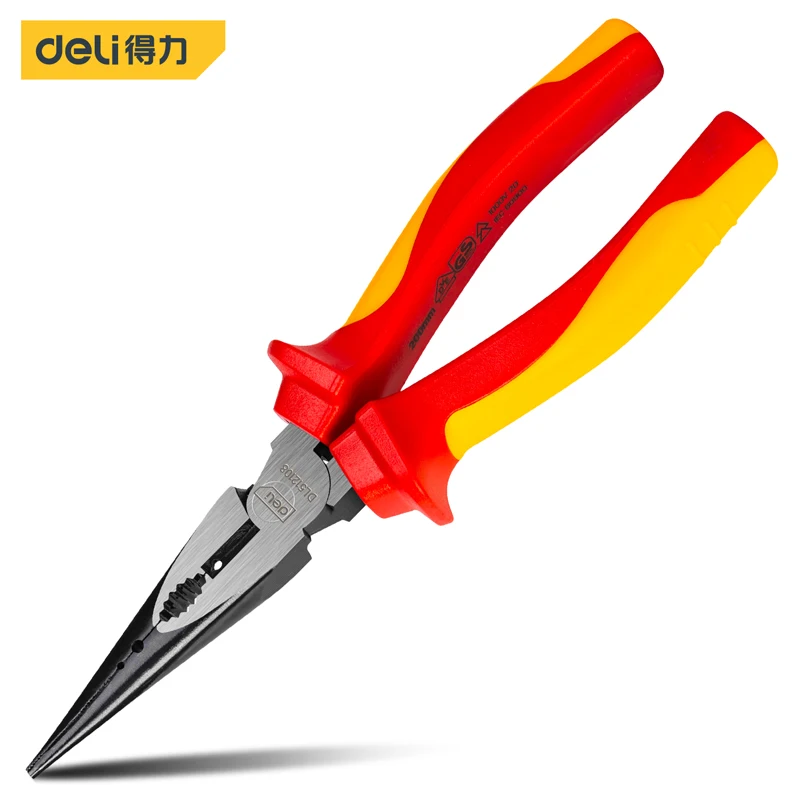 1Pcs Wire Cutter 6\'\' 7\'\' 8\'\' VDE Diagonal Pliers Insulated Combination Pliers 1000V Long Nose Pliers for Electrician Hand Tools