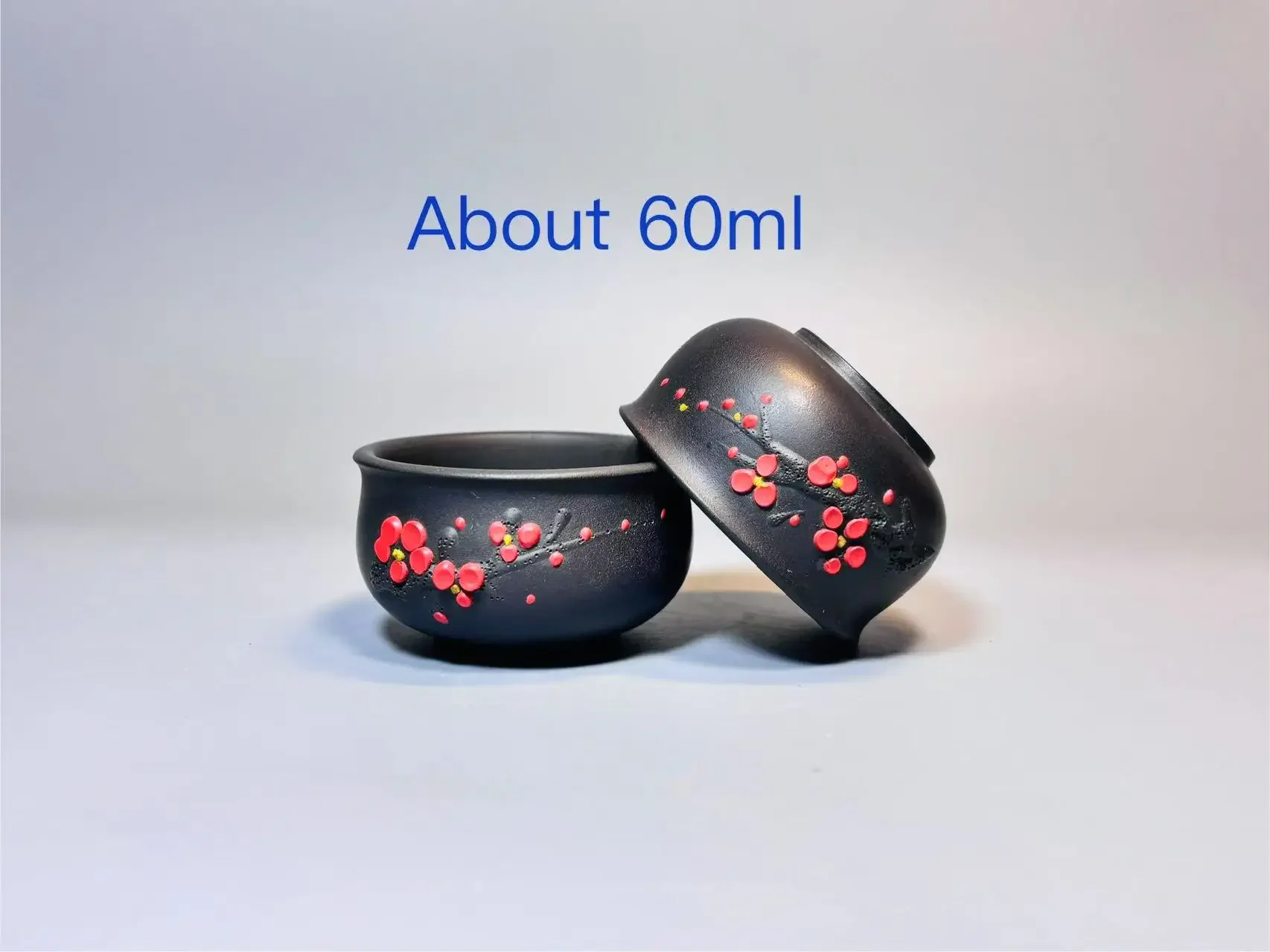 

Домашняя фиолетовая глина Цзяншуй ручной работы с резьбой в виде цветка сливы, чашка для чайной церемонии, керамические чашки для чая, чайный сервиз кунг-фу, посуда для напитков