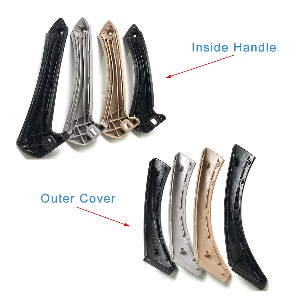 Fit For BMW 3 Series E90/E91 05-12 Inner Door Pull Handle with Cover Full Set RHD