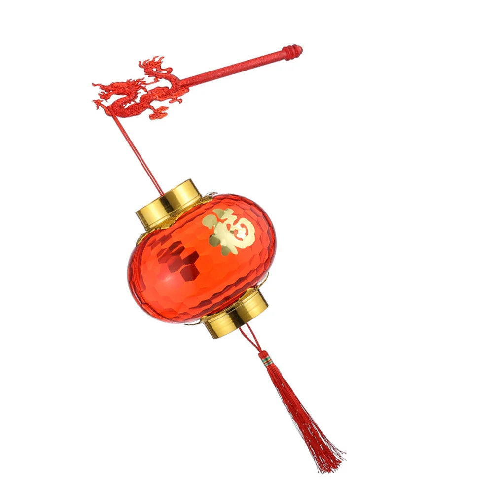 

Red Handheld Led Lantern Chinese Festival Ornament Portable Plastic Decoration For Christmas Wedding Birthday Ceremonies Glowing