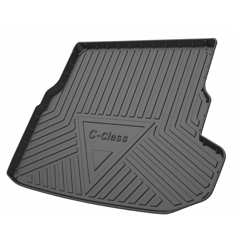 Car Boot Liner Tray For Mercedes Benz C Class Estate 2021 2020 2019 2018-2015 Cargo trunk mat Anti-slip Floor Mat Accessories