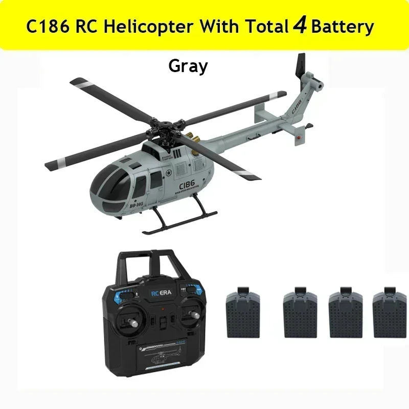C186 Helicopter FPV 2.4G Drone Toy 4 Propellers 6 Axis Wlectronic