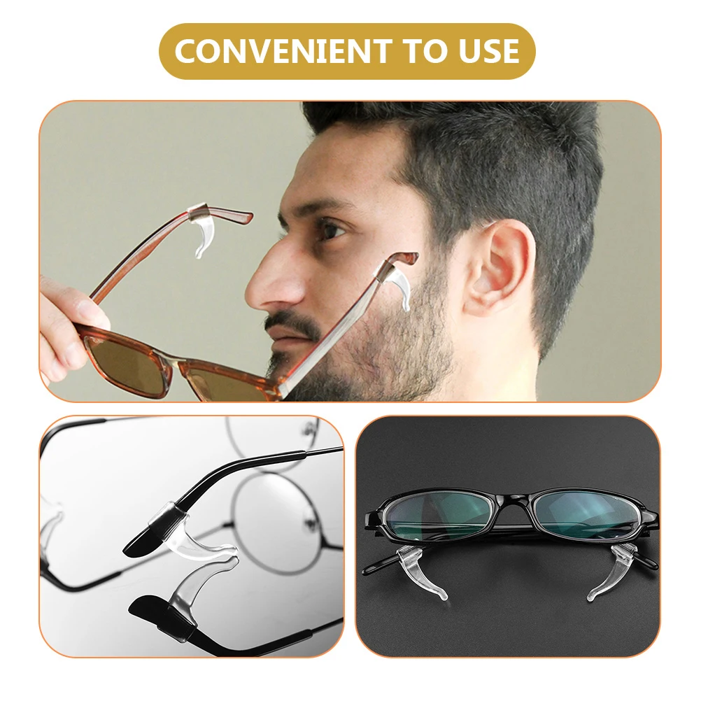 

50 Pairs Glasses Anti-slip Cover Eyeglass Ear Hooks Eyeglasses Grips Cushions Protectors for