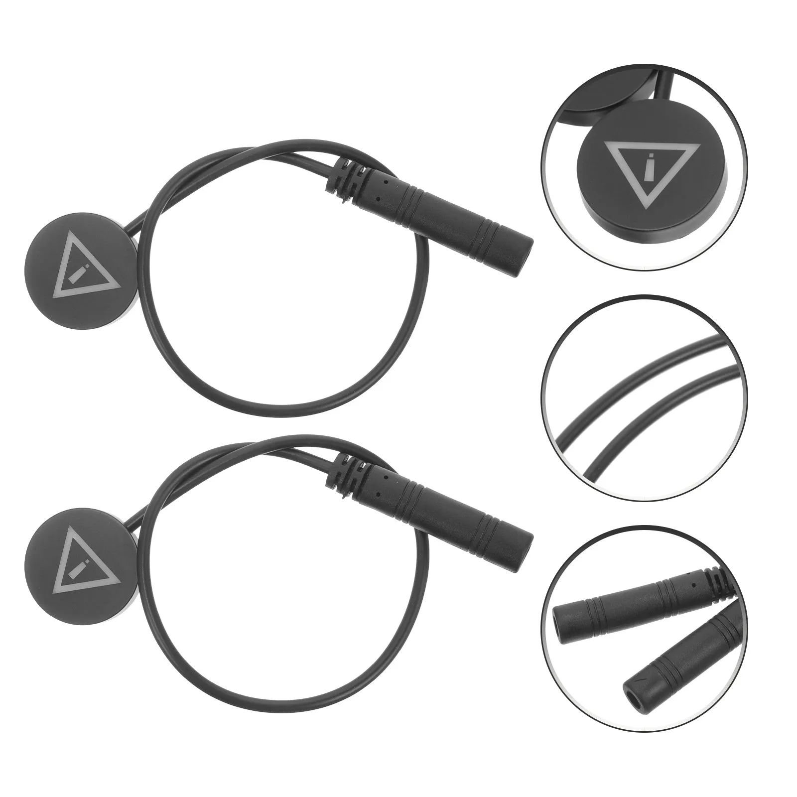 

12V Red Pair Blind Spot Monitoring Indicator Light for Car Side View Mirror Line Change Assistant Warning Sensor Universal