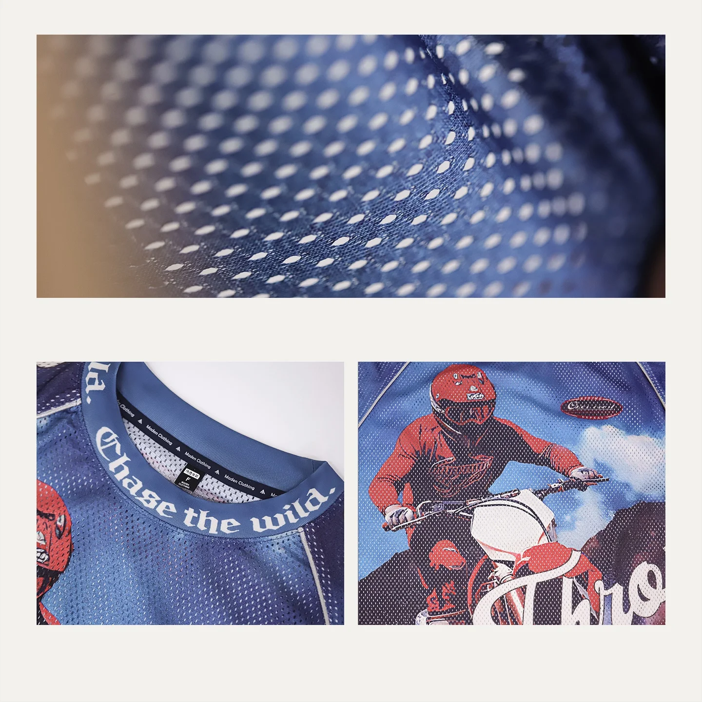 Women's Relaxed Vintage Print Long Sleeve T-Shirt - Soft Blue