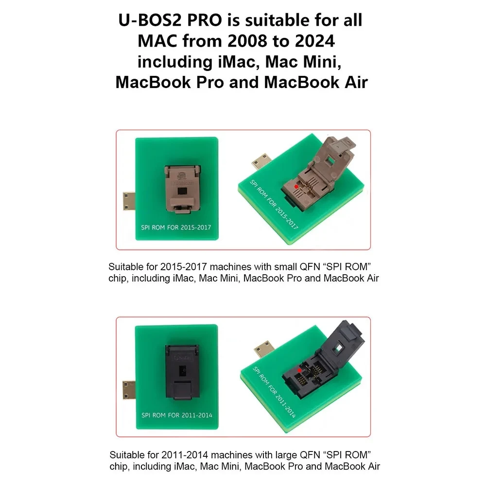 SOFIX U-BOS2 Pro مساعد البيانات لماك بوك 2008 إلى 2020 iMac MacBook Pro Air UEF BIOS قاعدة البيانات أداة إصلاح النسخ الاحتياطي للقراءة والكتابة #5