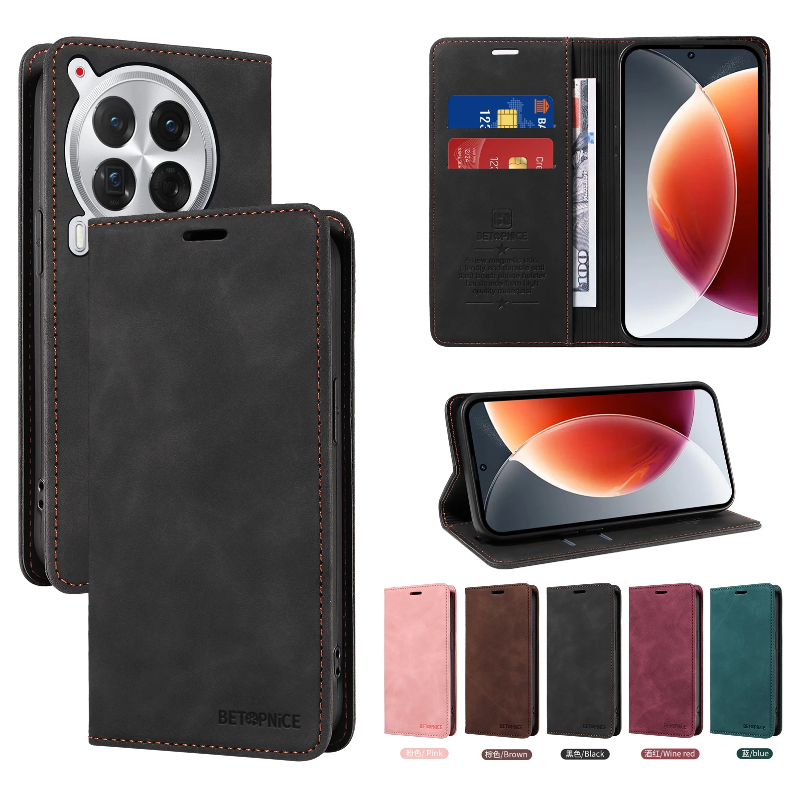 For infinix CAMON 30 Premier CAMON30 Luxury Leather Case Skin Wallet Book Holder Flip Magnet Full Cover On CAMON 30 PRO 5G Bags