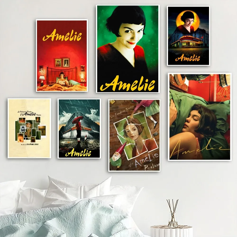 Le Fabuleux Destin d'Amélie Poulain Poster Home Room Decor Livingroom Bedroom Aesthetic Art Wall Painting Stickers