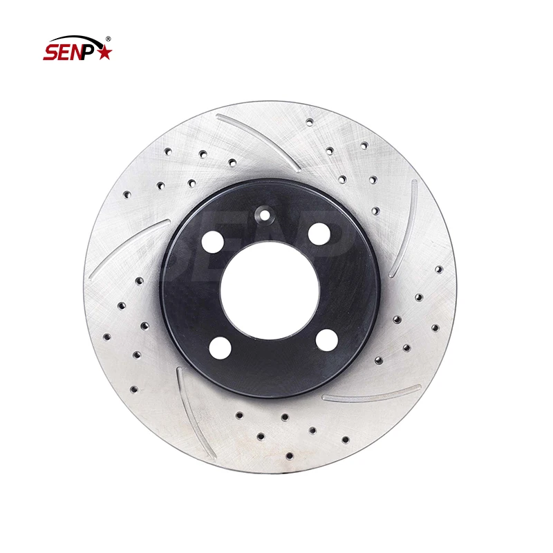 

SENP WHOLESALE CAR PART FRONT DRILLED GROOVED 256mm BRAKE DISCS FOR VW PASSAT GOLF MK3 MK4 LUPO GTI 93+ 321615301D