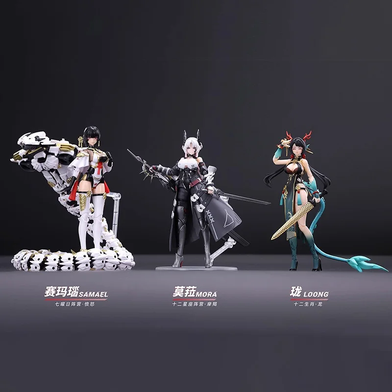 

Authentic Twelve Wars Day Of The Seven Luminaries Raging Snake Girl Mecha Girl Saima Nao Long Mo La 1:12 Articulated Decoration