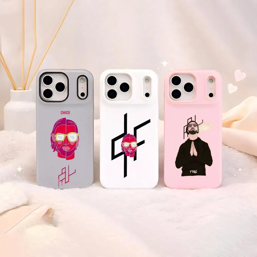 Rap Duo PNL Handyhülle Transparente Schutzhülle für iPhone 12-17 Weiche TPU Stoßfeste Anti-Vergilbungs-Ultra-Slim-Leichtgewicht-Hülle