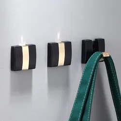 Aluminum Wall Mount Hook Invisible Folding Headphones Holder for Household Clothing Easy Carrying Coat Hanger​ Hook