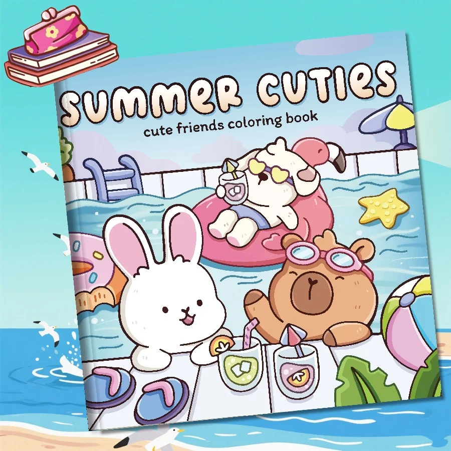 Libro para colorear Comfort Mom Girl, suministros de arte asequibles y divertidos, acompañan el tiempo creativo con patrones cálidos, adecuado para decoraciones de otoño, regalos de Navidad y también como material escolar para satisfacer las necesidades artesanales, descomprimir fácilmente