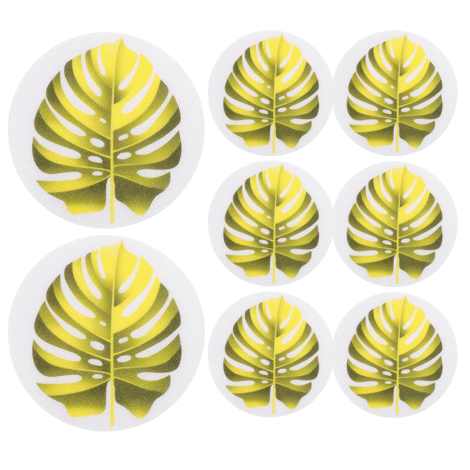 

Non Slip Stickers Bath Tub Grip Leaves Kids Waterproof Cartoon Leaf Pattern Anti Skid Bathtub Decals Peva Bathroom Adhesive Mats