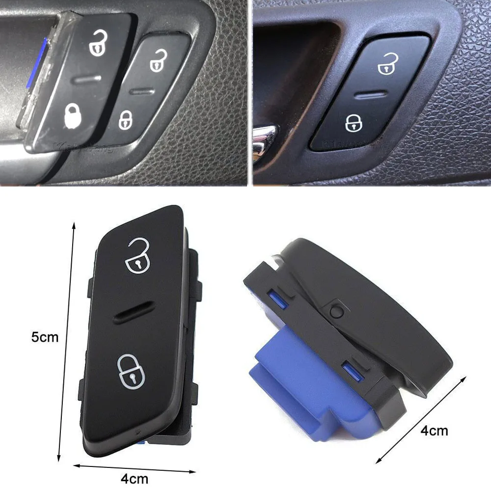 

Auto Parts 1K0962125B Central Door Lock Control Switch Controlling Button for Volkswagen Golf 5 Passat CC Jetta 3 Tiguan Sharan