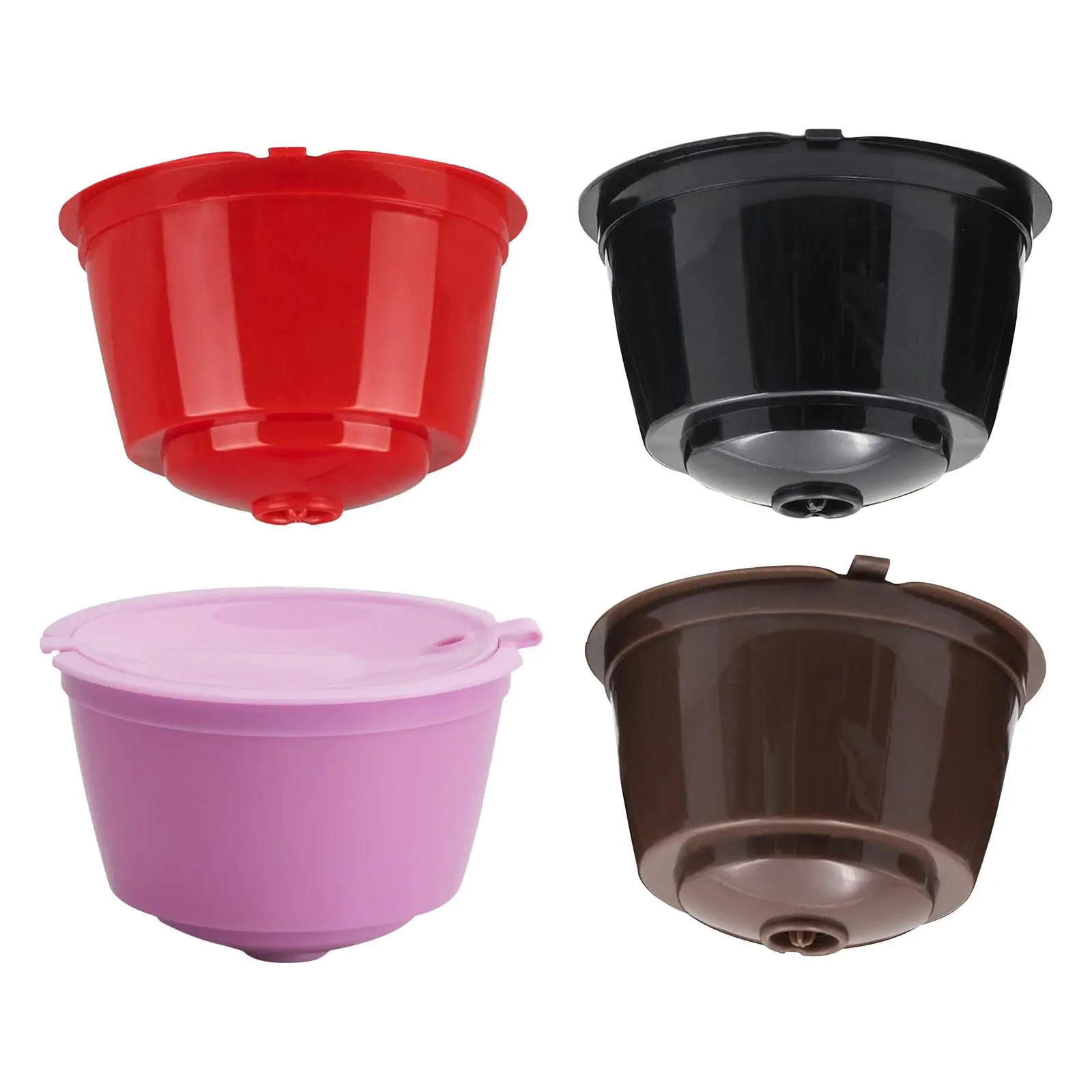 2-4pack Refillable Reusable Coffee Capsule Cups for Nescafe DolceGusto