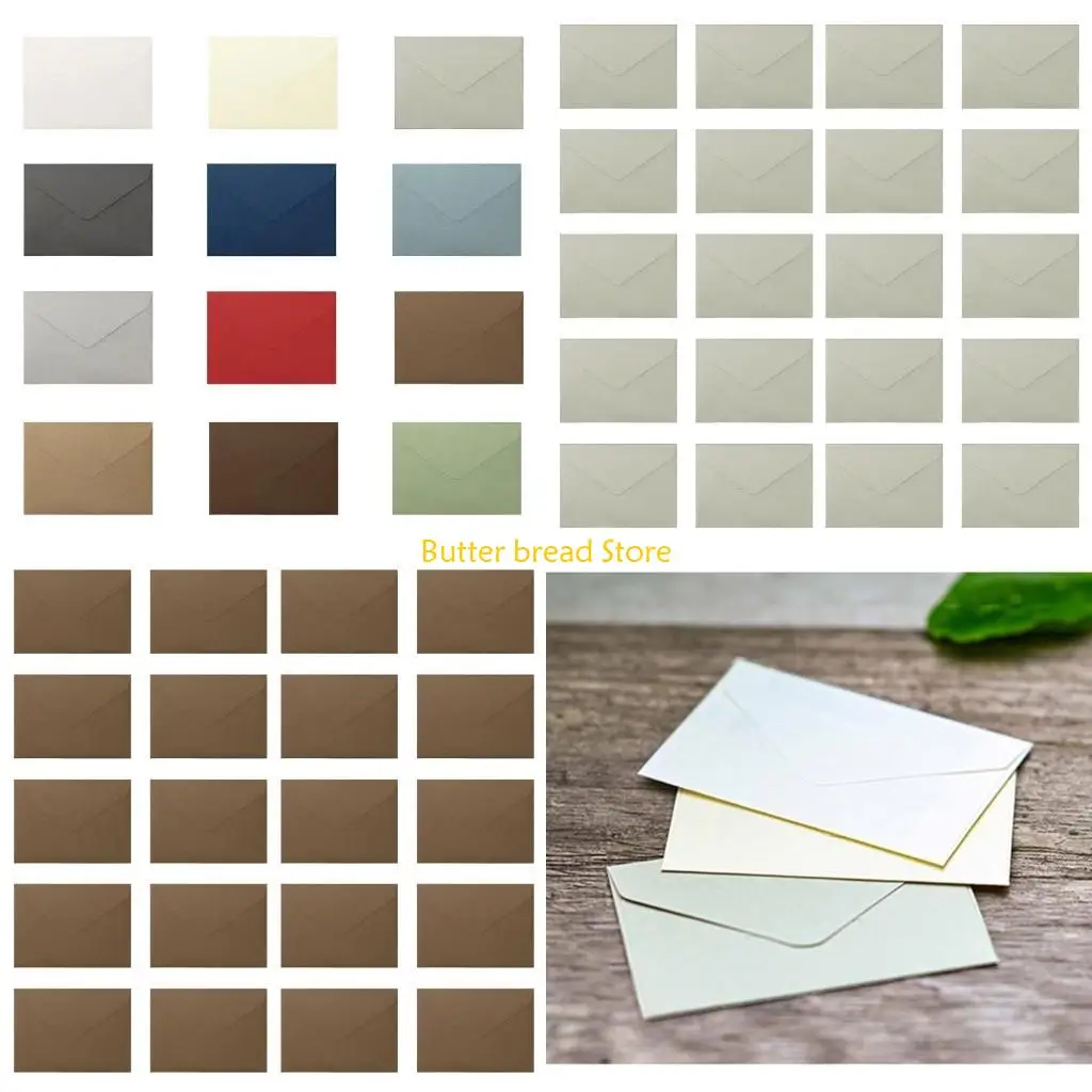 

W89C 20 шт. красочные конверты для деловой пересылки разных цветов, конверты с V-образным клапаном