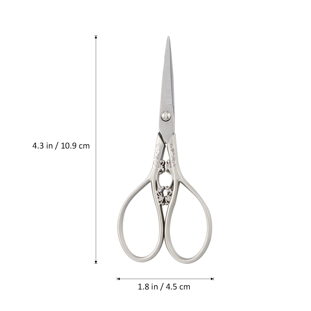 Sewing Crafting Scissors Embroidery Old Fashioned Fabric Shaping Stainless Steel