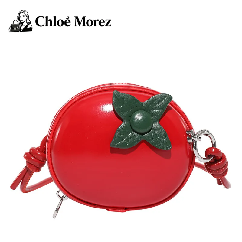 

Fruit Small Bag, Fashionable and Niche, Shoulder Bag, Crossbody Mini Apple Bag, PU