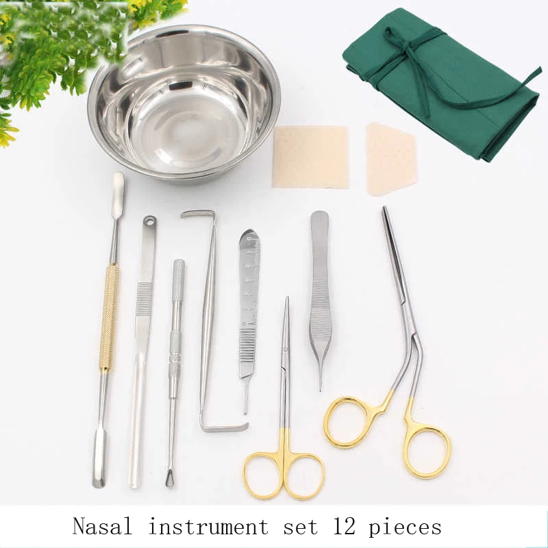 Nasal plastic surgery equipment set