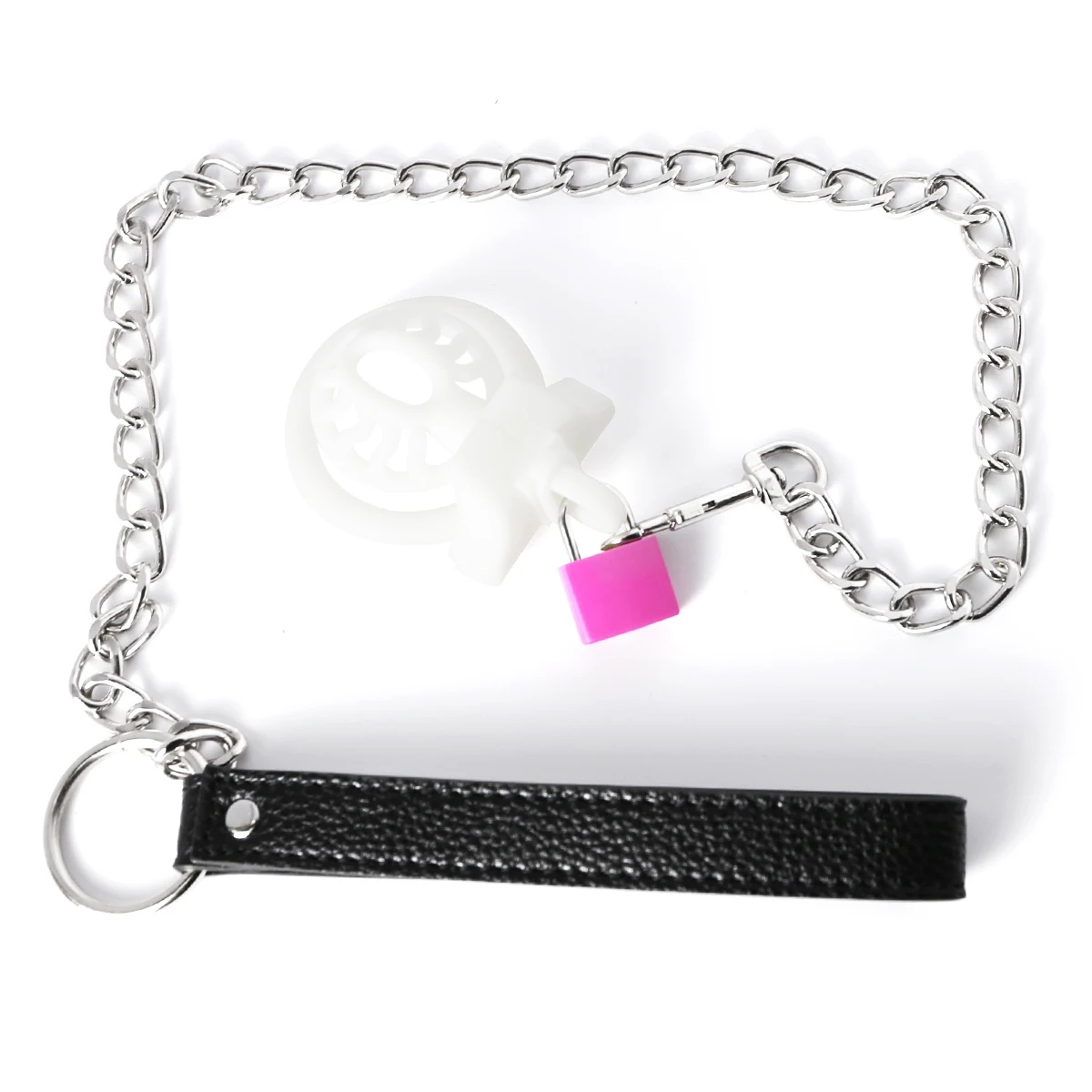 تعزيز جهاز العفة ثلاثي الأبعاد Sun Spider Plus مع سلسلة قفص الديك الصغير خفيف الوزن مزدوج القوس الكفة القضيب الحلقة المقدسة BDSM