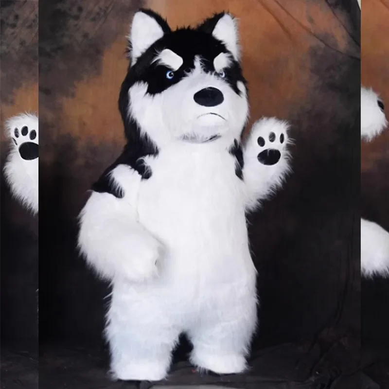 260cm Huge Inflatable Siberian Husky dog Mascot Costume Fancy Dress Party Advertising Ceremony Animal carnival perform show prop