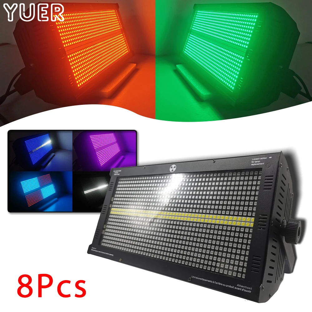 8Pcs/Lot Martin Atomic LED Strobe Flash Light Sound Control Stage Disco DJ Home Party Ktv Wedding Dyeing Wash Lighting Effect