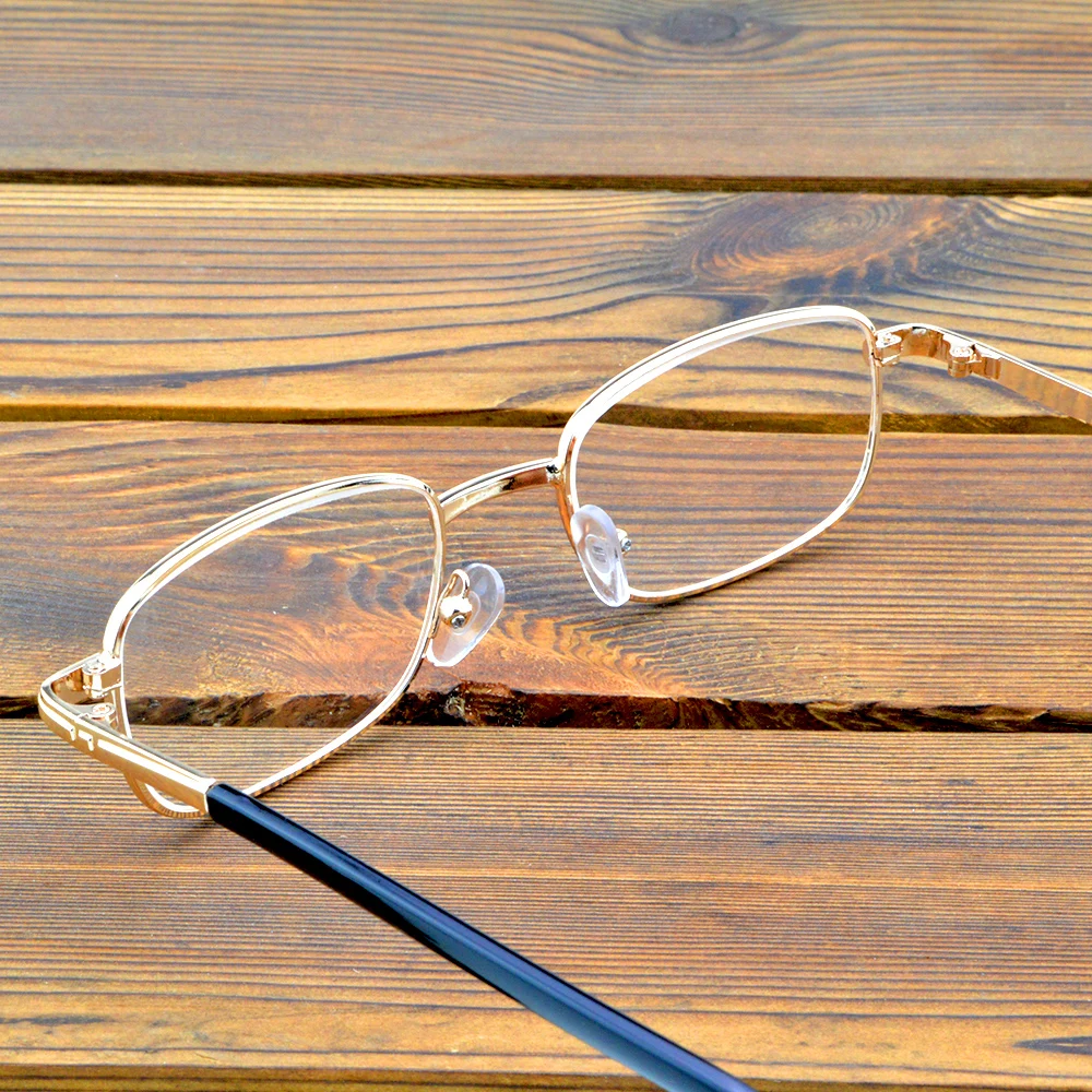Clara Vida High Quality Alloy Full Frame  Resin Or Natural Crystal Lens Reading Glasses +1 +1.5 +2 +2.5 +3 +3.5 +4 image 3