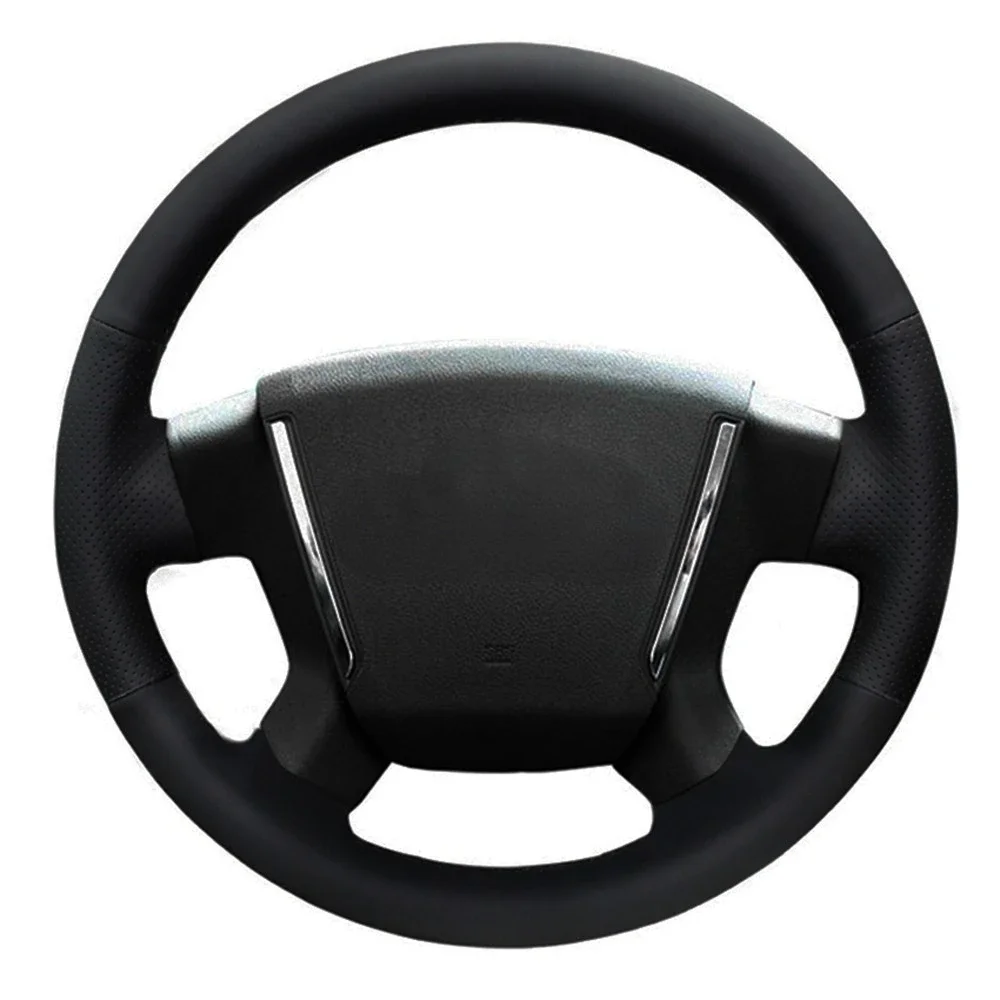Car Steering Wheel Cover Hand-stitched Black Artificial Leather For Dodge Avenger SXT 2006-2010 Dodge Caliber 2007 2008 -2011