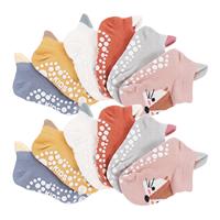 6 Pairs Baby Non-Slip Socks Cartoon Short Cotton Low Cut Low-cut Floor Boat Toddler Man Infants