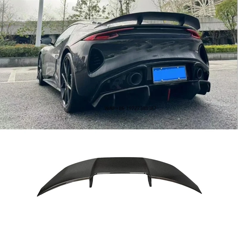 

Dry Carbon Fiber Rear Tail for Emira Rear V-Tail Rear Spoiler Lip