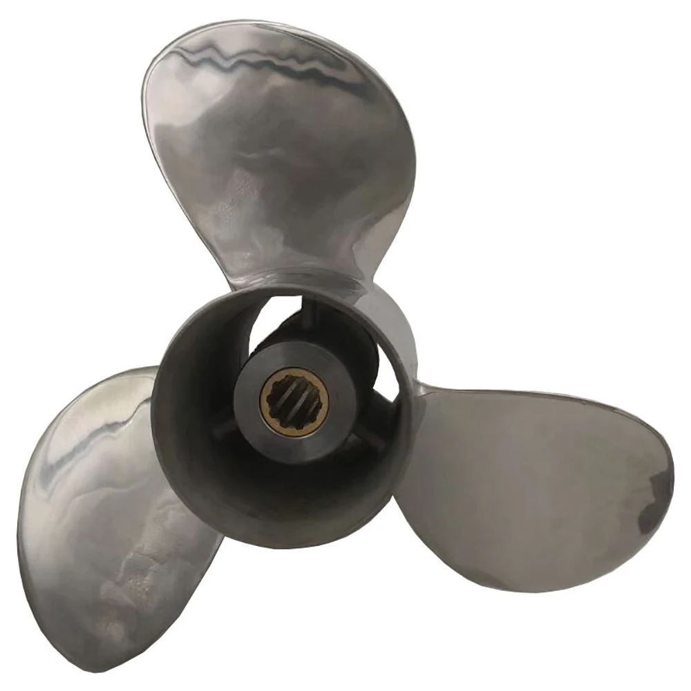 Free Shipping Stainless Steel Propeller For Tohatsu 25/30HP 2 Stoke Boat Engine Spares