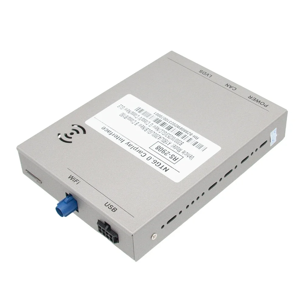 Car Factory Screen Retrofit Wireless CarPlay Android Auto Kit for NTG6.0 MBUX System