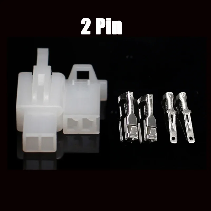 10Sets 2.8mm Automotive Electrical Connector Kit 2/3/4/6/9 Pin Waterproof Male Female Terminals for Car Motorcycle Wiring image 3