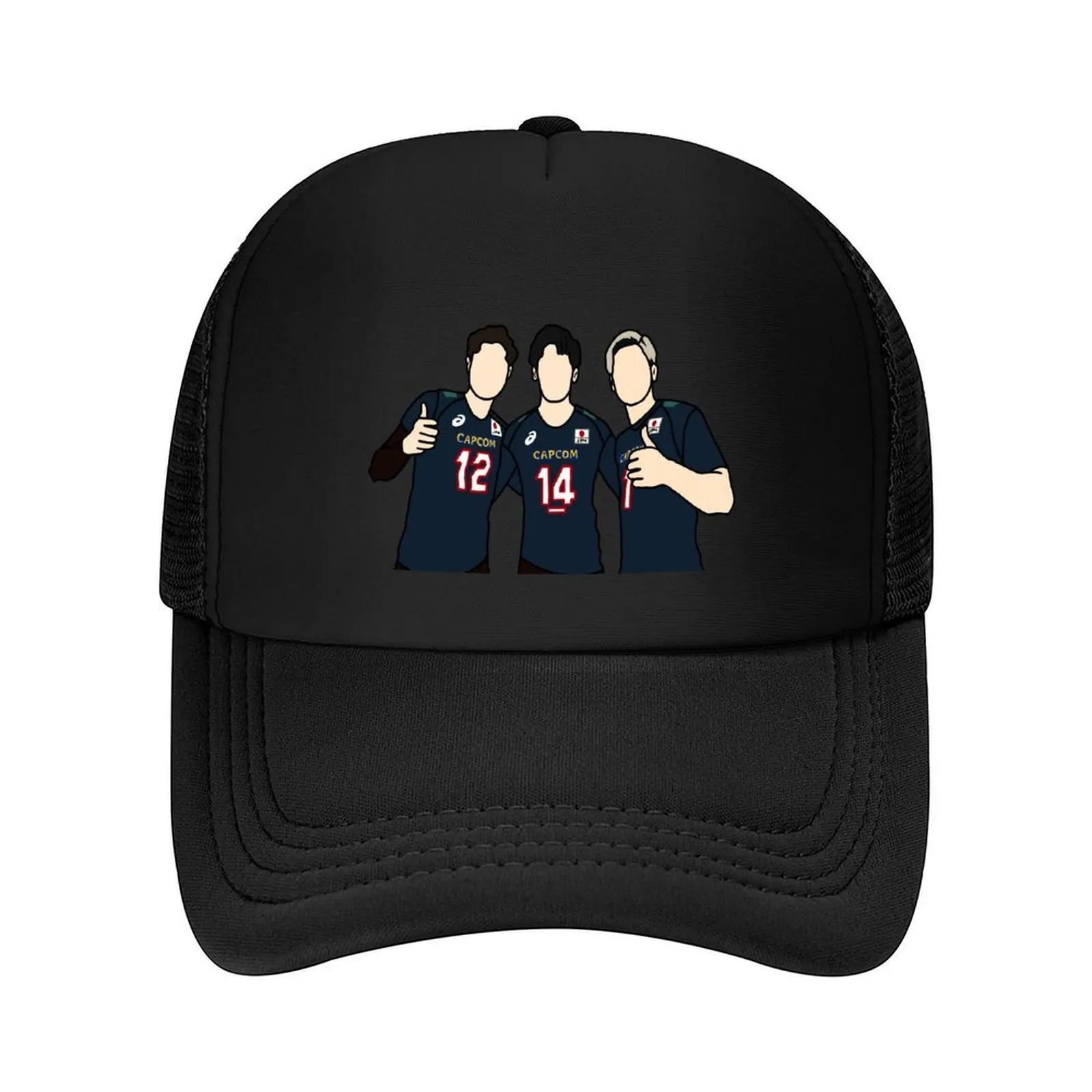 

Japan Volleyball - Ishikawa, Nishida & Takahashi Baseball Cap golf hat genuine Luxury man cap Anime Hat Men Golf Wear Women's