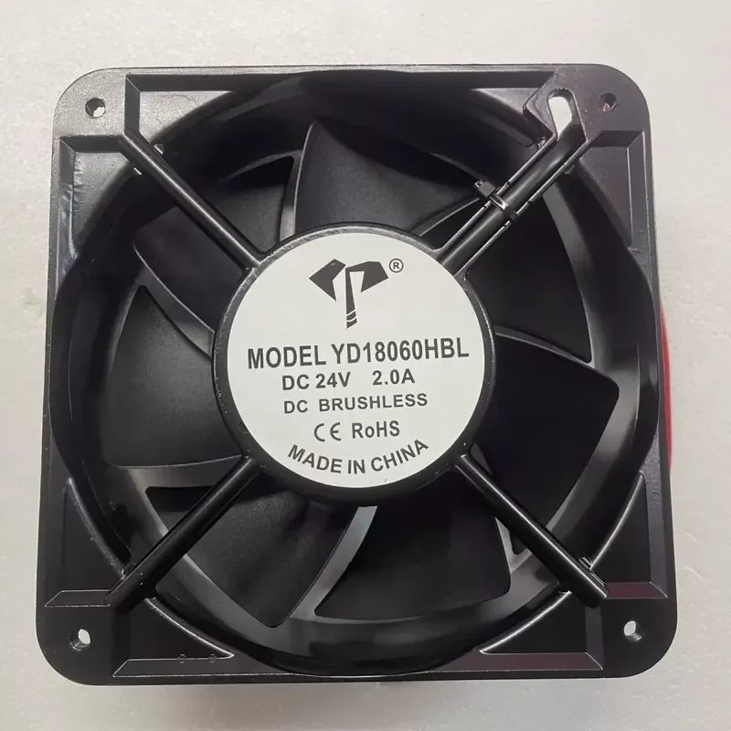 For Brand new Yida DC18060 24v 2.0A 18cm thickness 60 DC industrial cabinet cooling fan
