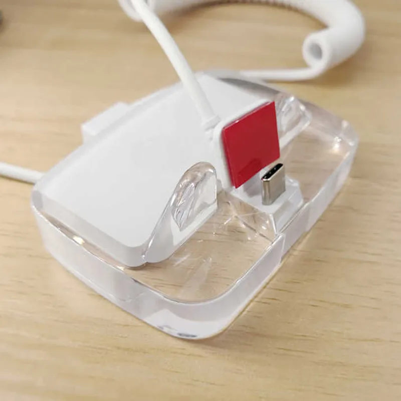 10 Ports Cell Phone Security Display Anti-Theft Alarm System with Acrylic Stand Rechargeable