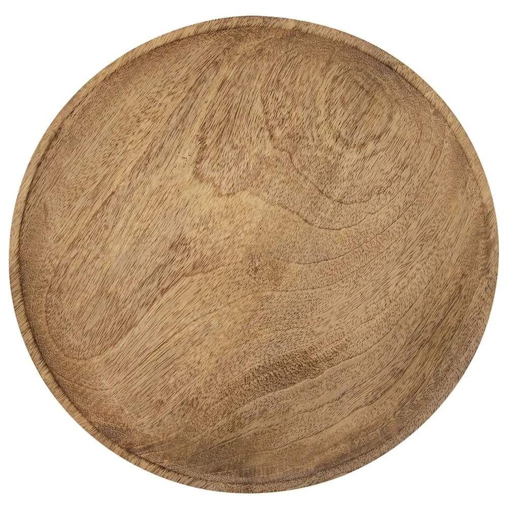 Dienblad Houten Ronde Mango 30 Cm