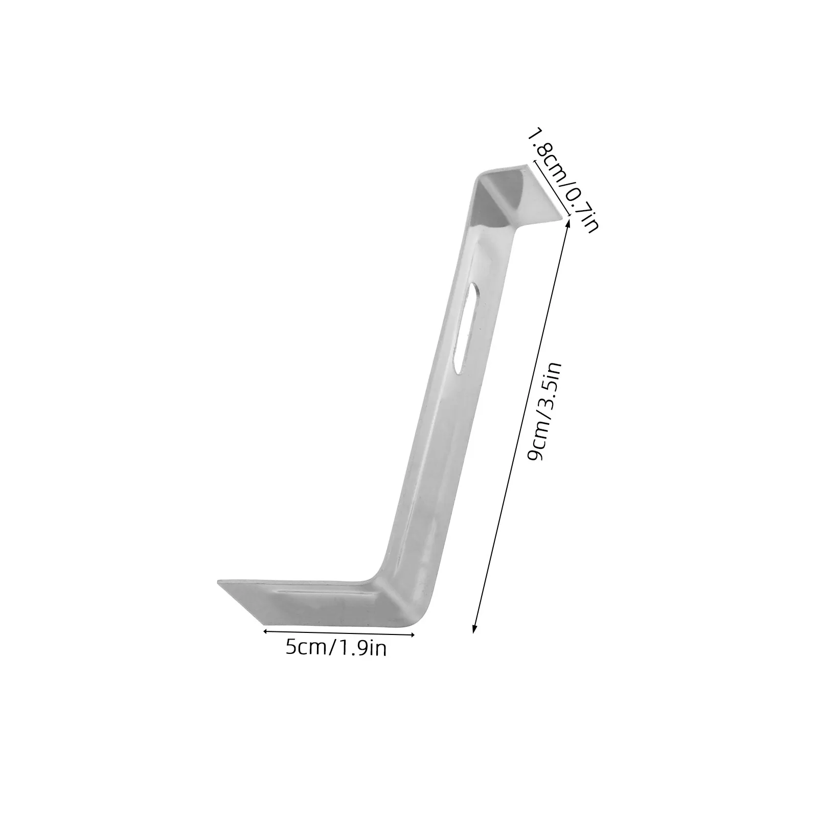 50Pcs Tile Non-Skid Clips Stainless Steel Fixed Clamp Roof Anchor Buckles Hooks for Snow Retention Metal Roof Fix Tools Home