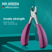 MR.GREEN-cortaúñas encarnadas de acero inoxidable, cortaúñas bueno para cortar uñas gruesas y duras, herramienta de manicura y pedicura
