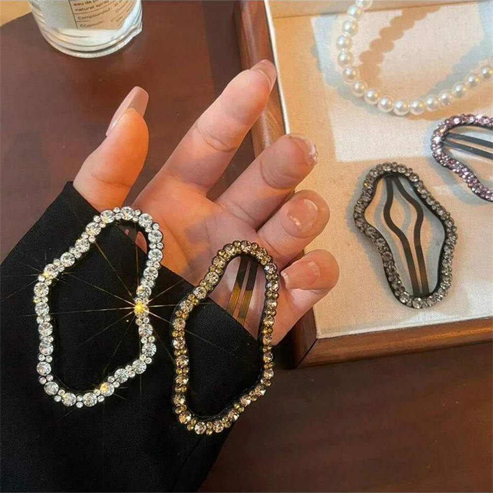 Épingle à cheveux en métal pour femmes et filles, 1 pièce, ornement de cheveux doux, Barrette, pince à cheveux, accessoires de mode