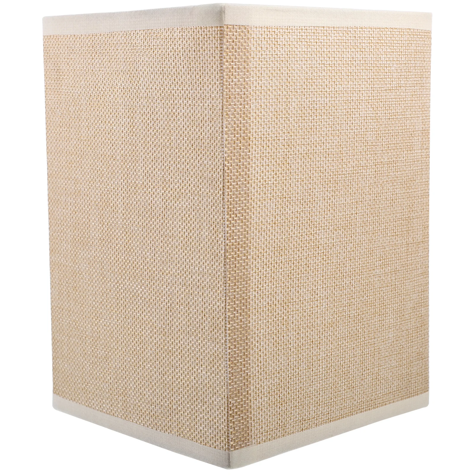 

Simple Lampshade Replacement for Table Lamp Square Cloth Light Cover Vintage Style Indoor Lighting Decor for Home Hotel Office